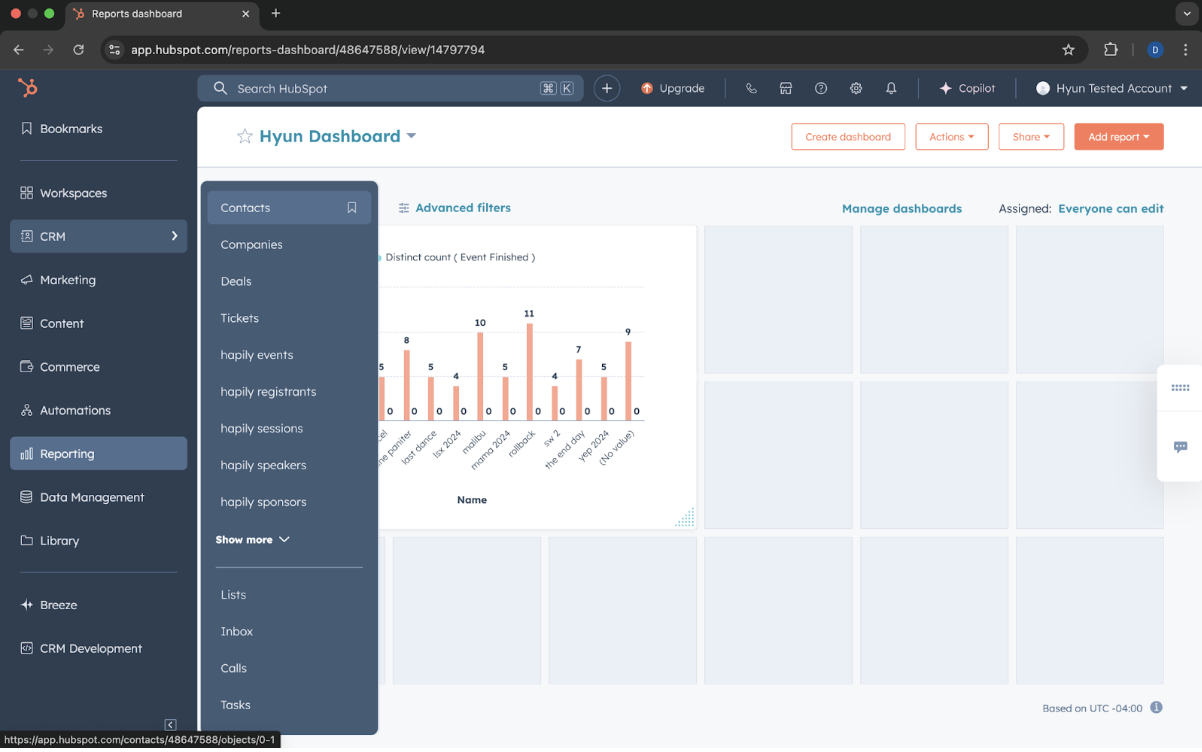 HubSpot App Installation - Step 1
